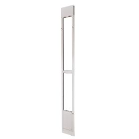 Dog Door for Sliding Glass Door, 91 to 96 in Adjustable Height, Aluminum Alloy Frame with Metal Rotating Hinges, Lock Design, 8 1/4 x 12 1/4 in F