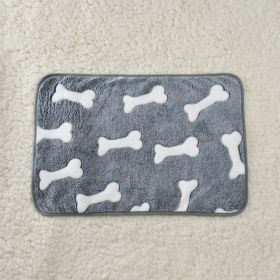 For Common Dogs Blanket Non-slip Seat Cushion (Option: Bone-25x25cm)