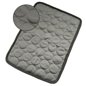 Dog Cooling Mat Summer Pets Cold Bed Extra Large For Small Big Dogs Pet Accessories Cat Durable Blanket Sofa Cat Ice Pad Blanket Pet Products (Option: Dark Gray-XL100*70cm)